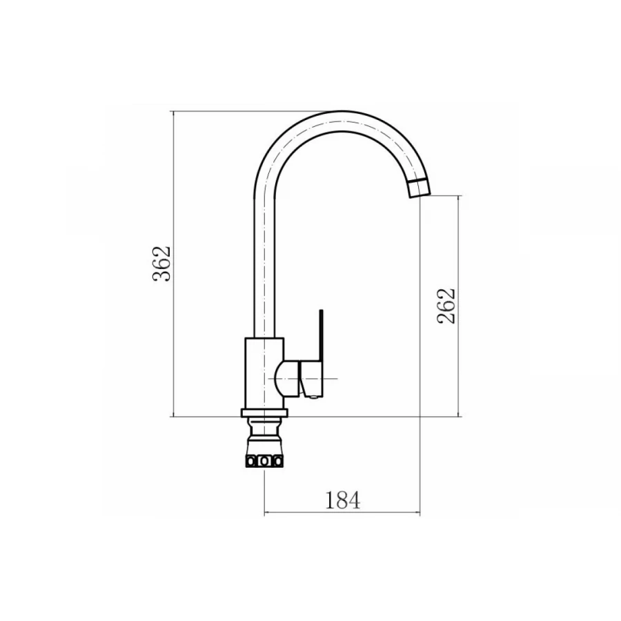 Смеситель для кухни Fashun A54001-13