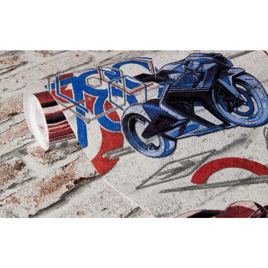 Обои флизелиновые Аспект Форсаж белые 70396-15 1,06х10,05 м