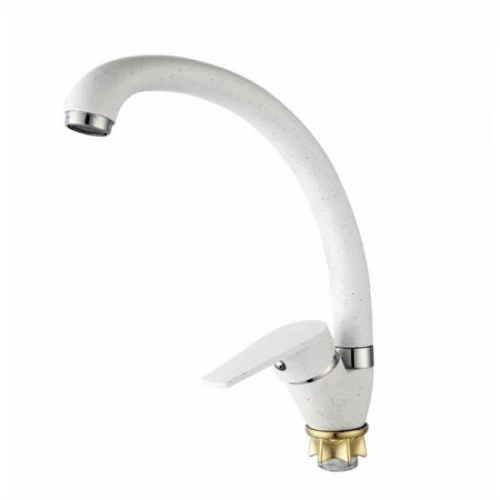 Смеситель для кухонной мойки Viko V-3044 белый