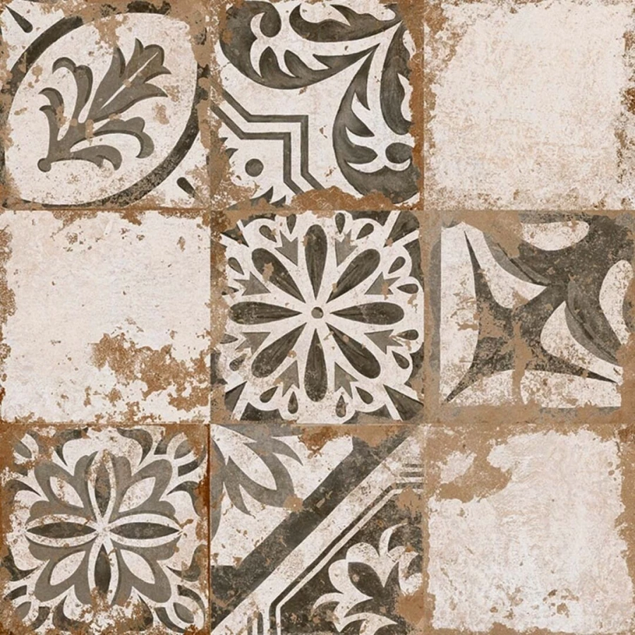 Керамогранит El Molino Memory 7 Gris Brillo матовый с блеском многоцветный 58х58 см