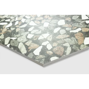 Керамогранит Creanza Veneziano Terra Verde Shape+Glue Art 3D-глазурь матовый зелёный SH1009-G 120х60 см