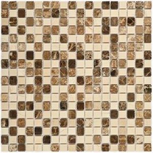 Мозаика Bonaparte Каменная мозаика Elite 15х15 матовая бежевая 30,5х30,5 см