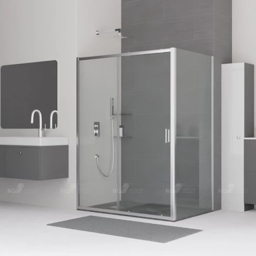 Душевой уголок RGW CL-48 RGW CL-14 + RGW Z-050-1 Прозрачное 32094870-011 100х70 см