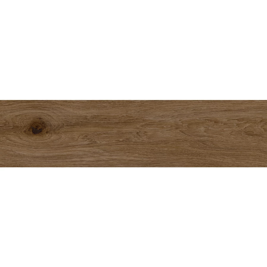 Керамогранит Eurotile Ceramica Wood GP Brown матовый коричневый 59,4х14,7 см