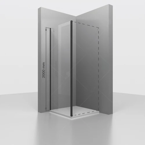 Боковая панель RGW Z-050-3B Прозрачное 352205308-14 80 см