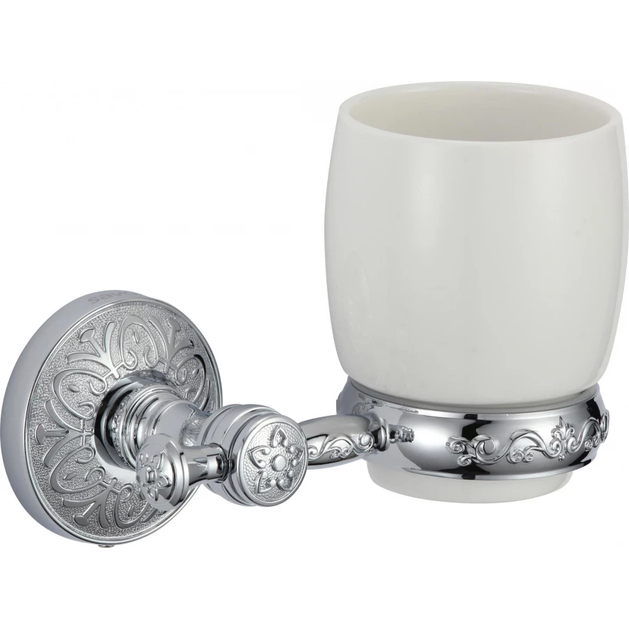 Стакан керамический с настенным держателем Savol 58а S-005858A