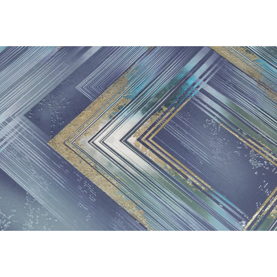 Флизелиновые обои Palitra Life Frame синие PL72082-67 1,06х10,05 м