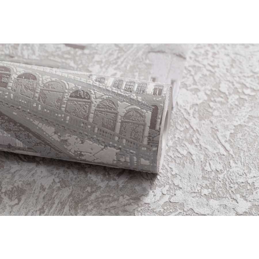 Обои флизелиновые Palitra Home HomeColor Serra серые HC31051-24 1,06х10,05 м