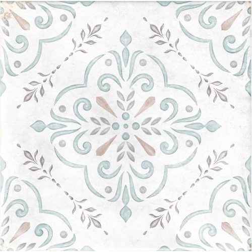 Керамогранит Nanda Tiles Адина Ноа / Adina Noah глянцевая белый 15x15 см