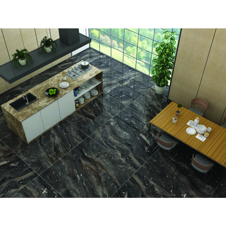 Керамогранит Maimoon Ceramica Slabs Cliff Anthrecite 120х120 см