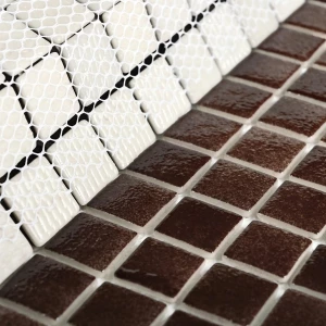 Мозаика Bonaparte Стеклянная мозаика Atlantis Choko 24х24 глянцевая коричневая 31,5х31,5 см