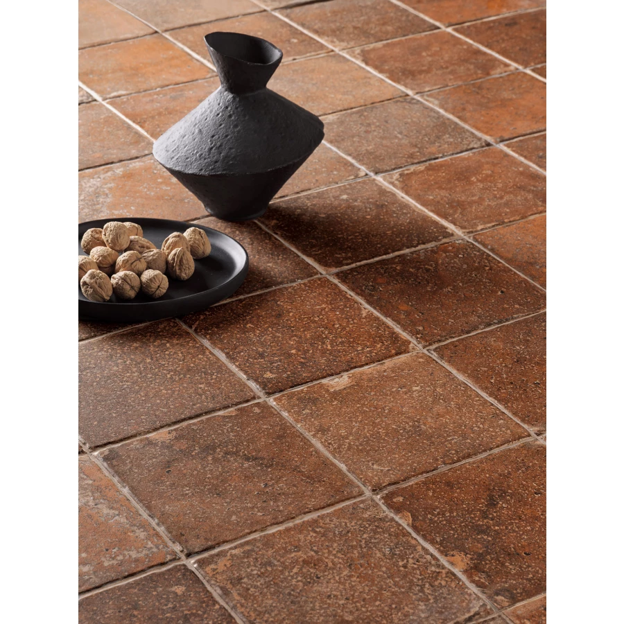 Керамогранит Isla Tiles Pomposa Siena матовый терракотовый 20х20 см
