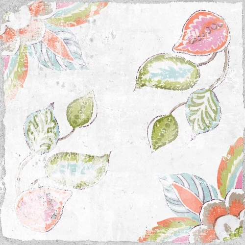 Керамогранит Nanda Tiles Florentina Daphne матовый белый 15х15 см