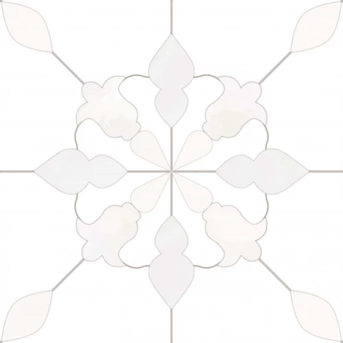 Керамогранит Monopole Aramis White матовый белый 18,7x18,7 см