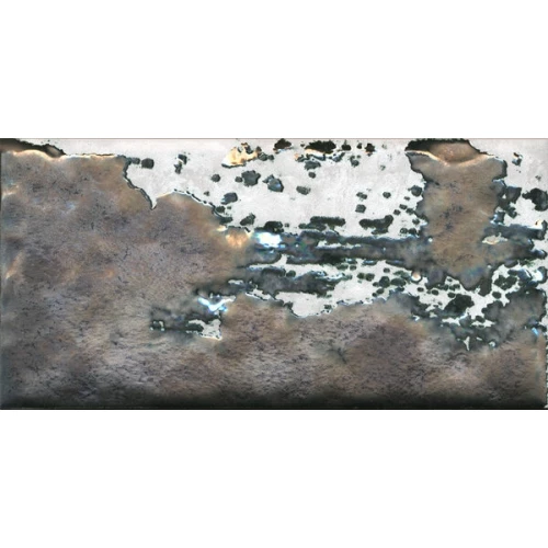 Декор Kerama Marazzi Граффити металл серый светлый 9,9x20 