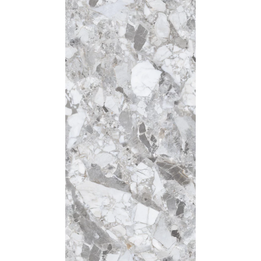 Керамогранит Seratonia Glossy Icon Grey серый 120х60 см