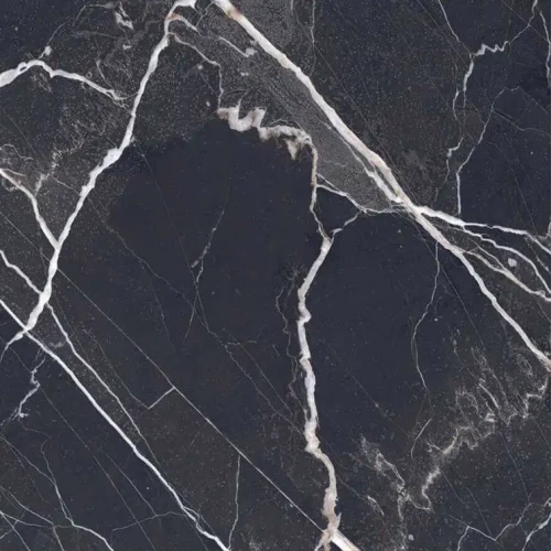 Керамогранит Imola Ceramica Calacatta CAL.BLACK 60 RM матовый черный 60x60 см