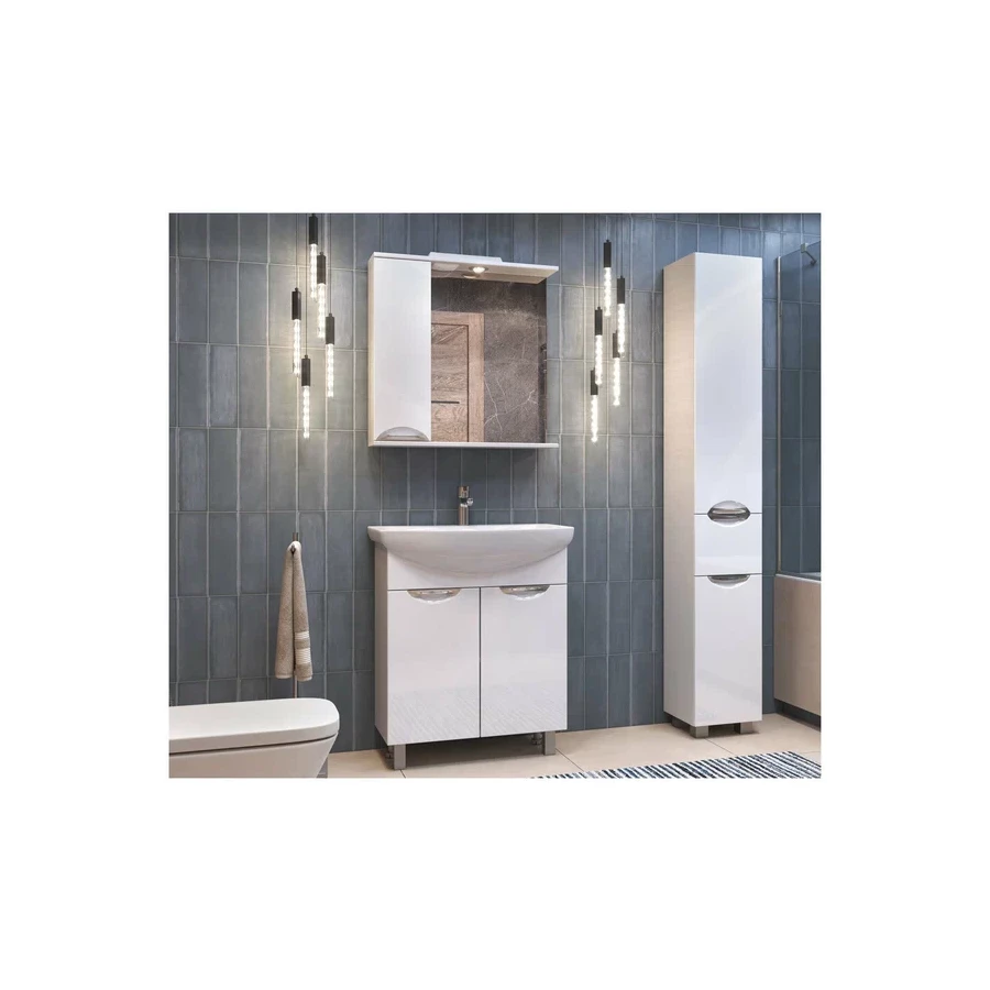 Зеркало шкаф Vigo Callao 700 навесной левый со спотом z.CAL.70.L.El 70x70 см