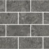 Декор Kerama Marazzi Чеппо ди Гре мозаичный обрезной матовый антрацит DD606220/MM 34,6x20 см