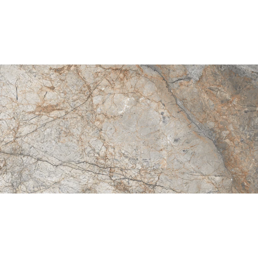 Керамогранит Laparet Spark лаппатированный шайн коричневый 120х60 см