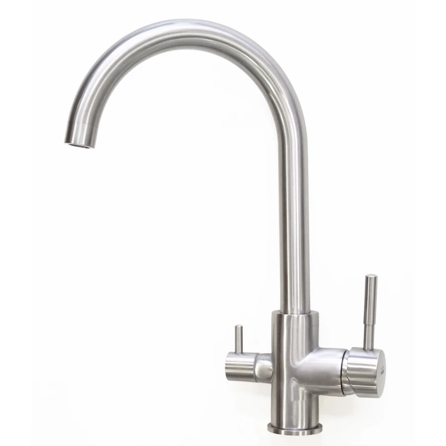 Смеситель для кухонной мойки Viko V-5154 серебристый