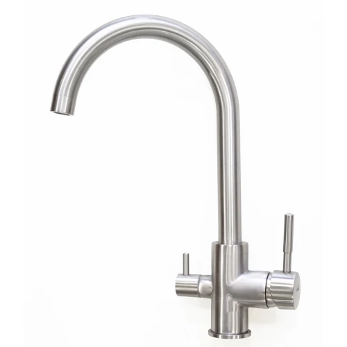 Смеситель для кухонной мойки Viko V-5154 серебристый