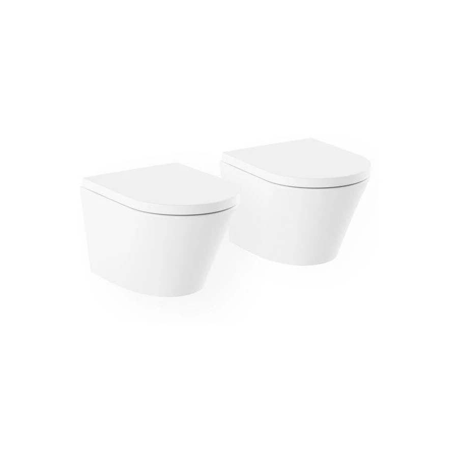 Унитаз Lavinia Boho Biore Rimless 21020006 (комплект 2 в 1)