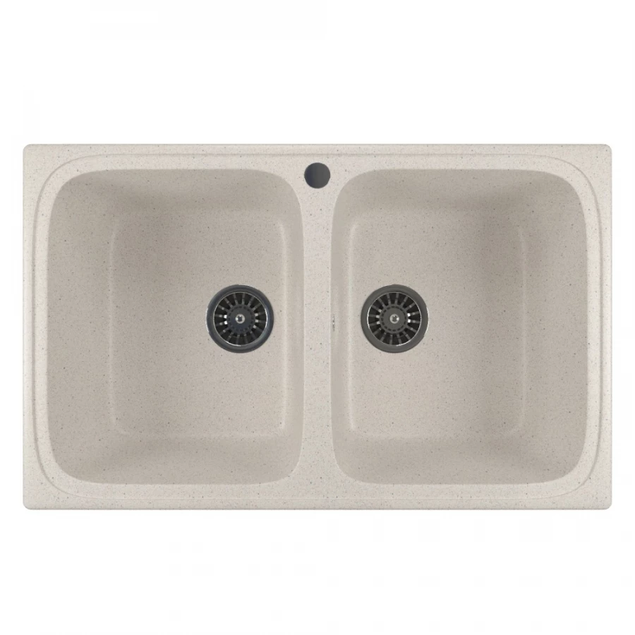 Мойка из искусственного мрамора Mixline ML-GM23 525191 49,5х77,5 см