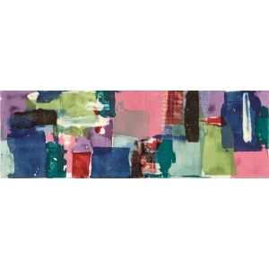 Декор Imola Ceramica Shades Patch Sea Mix блестящий многоцветный 60x20 см