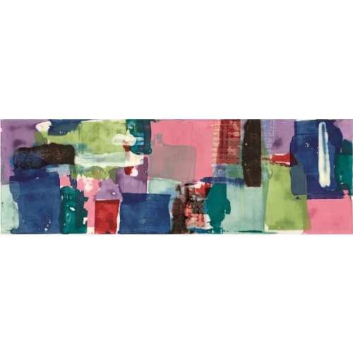 Декор Imola Ceramica Shades Patch Sea Mix блестящий многоцветный 60x20 см