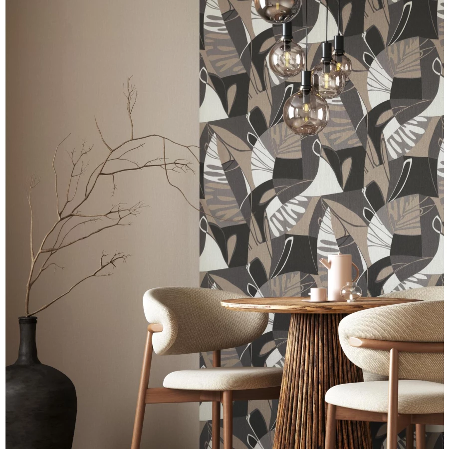 Обои флизелиновые Palitra Life Multicolor Polynesia зёленые PL71947-77 1,06х10,05 м