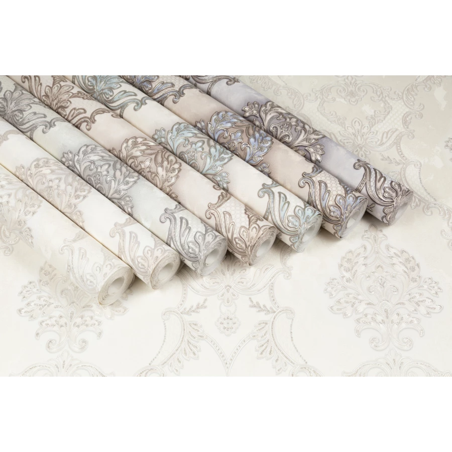 Обои флизелиновые Palitra Life Italian Dream Палитра серые PL72223-42 1,06х10,05 м