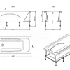Ванна акриловая Roca Line прямоугольная Z.RU93.0.298.5 160х70 см
