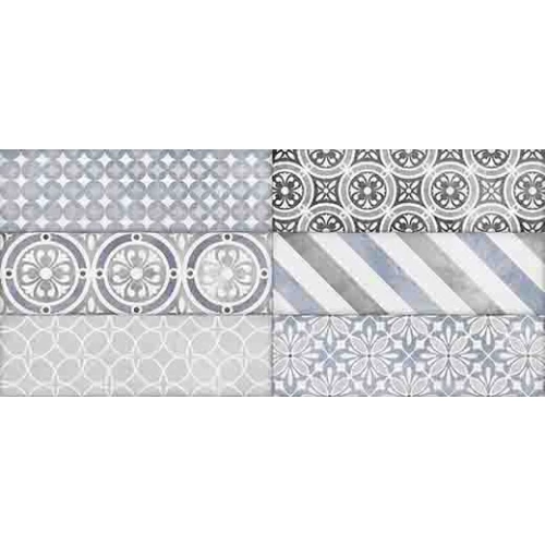 Плитка настенная Cersanit Nordic NBG451D рельеф многоцветный 20x44