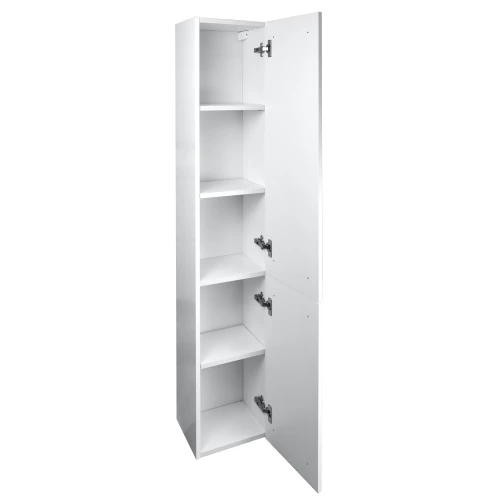 Пенал подвесной Azario Ника универсальный белый CS00080414 150х30х25 см