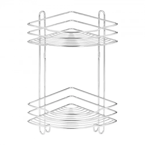 Полка угловая ЧМЗ Стамбул 501-005-01 хром 22,2х22,2х43,7 см