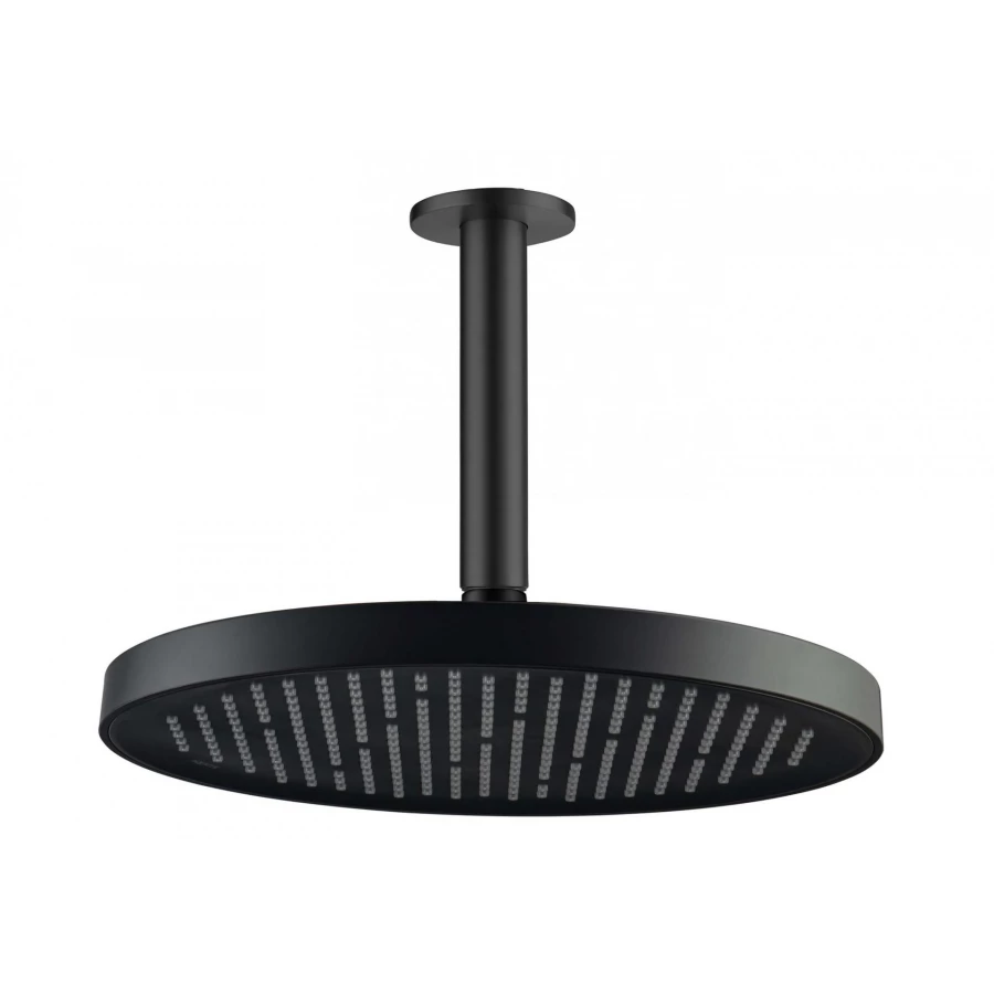 Верхний душ потолочный Aquatek матовый черный AQ2070MB 260 мм