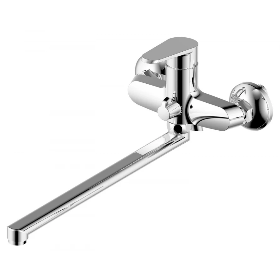 Смеситель Azario Castelo для ванны с ручным душем керамический картридж хром AZ-VJC138274C