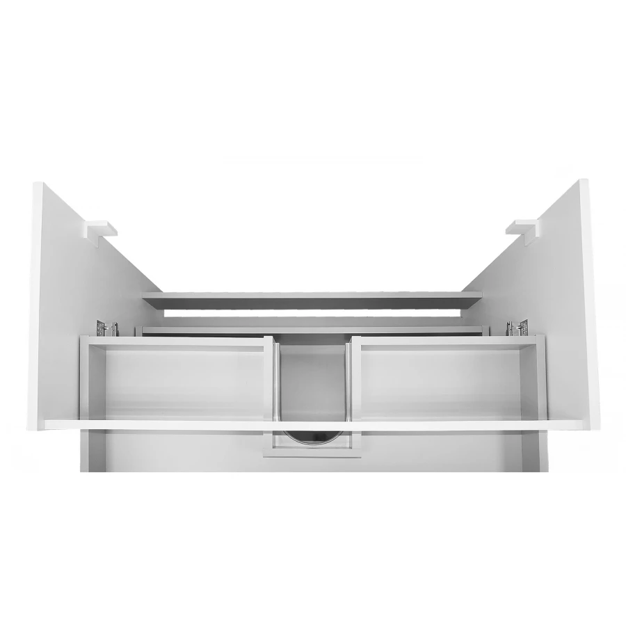 Комплект тумба Azario Ника 90 Н напольная с раковиной Monte 90 белый матовый CS00089956 91.5х47.5х86 см