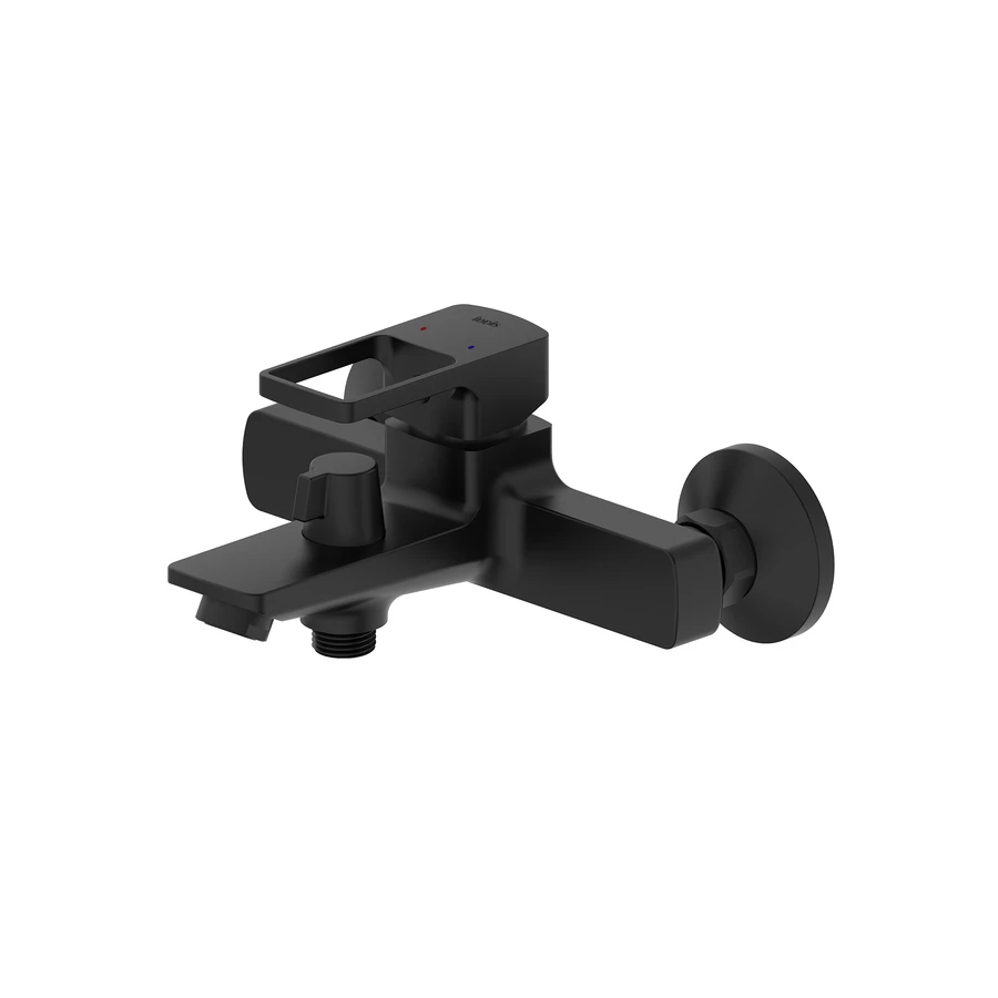 Смеситель для ванны и душа Iddis Bild BILBL00i02WA черный