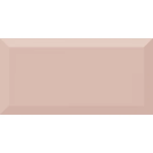 Плитка настенная Absolut Keramika Monocolor Biselado Salmon Brillo ABC0000064 20х10 см