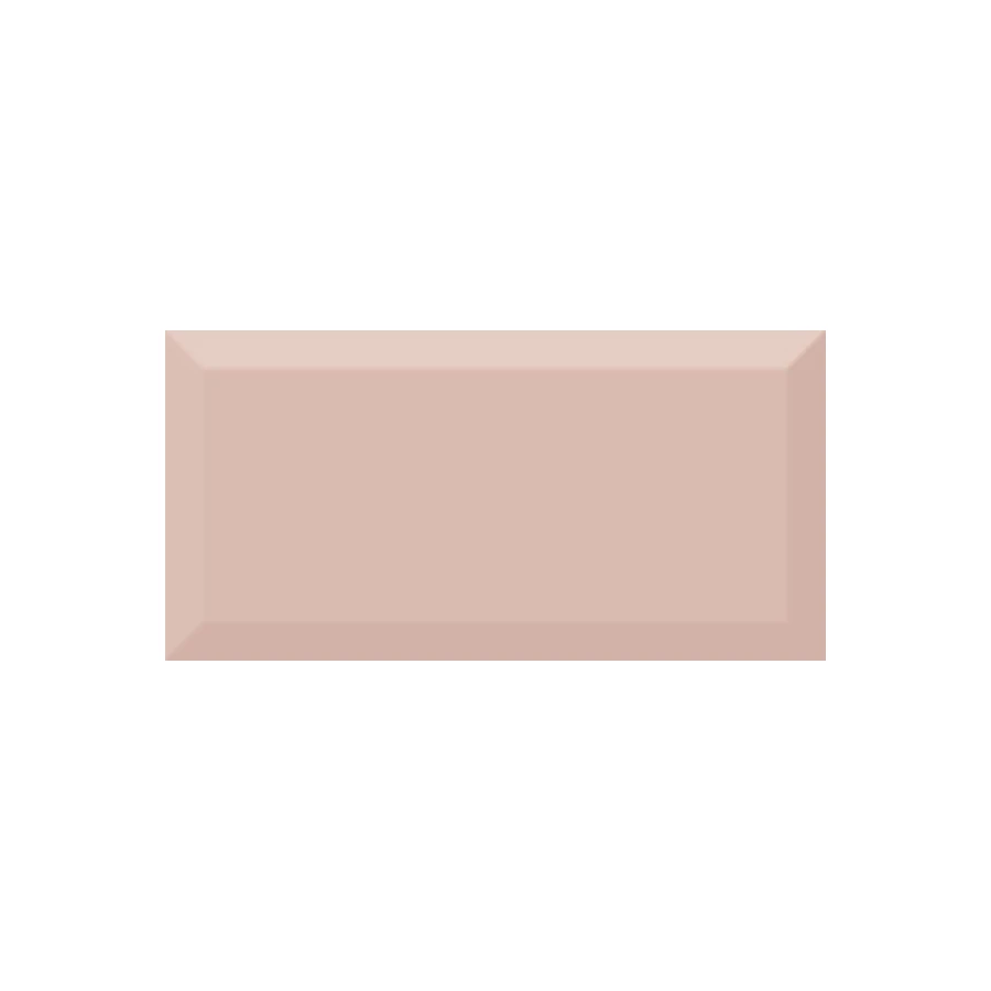 Плитка настенная Absolut Keramika Monocolor Biselado Salmon Brillo ABC0000064 20х10 см