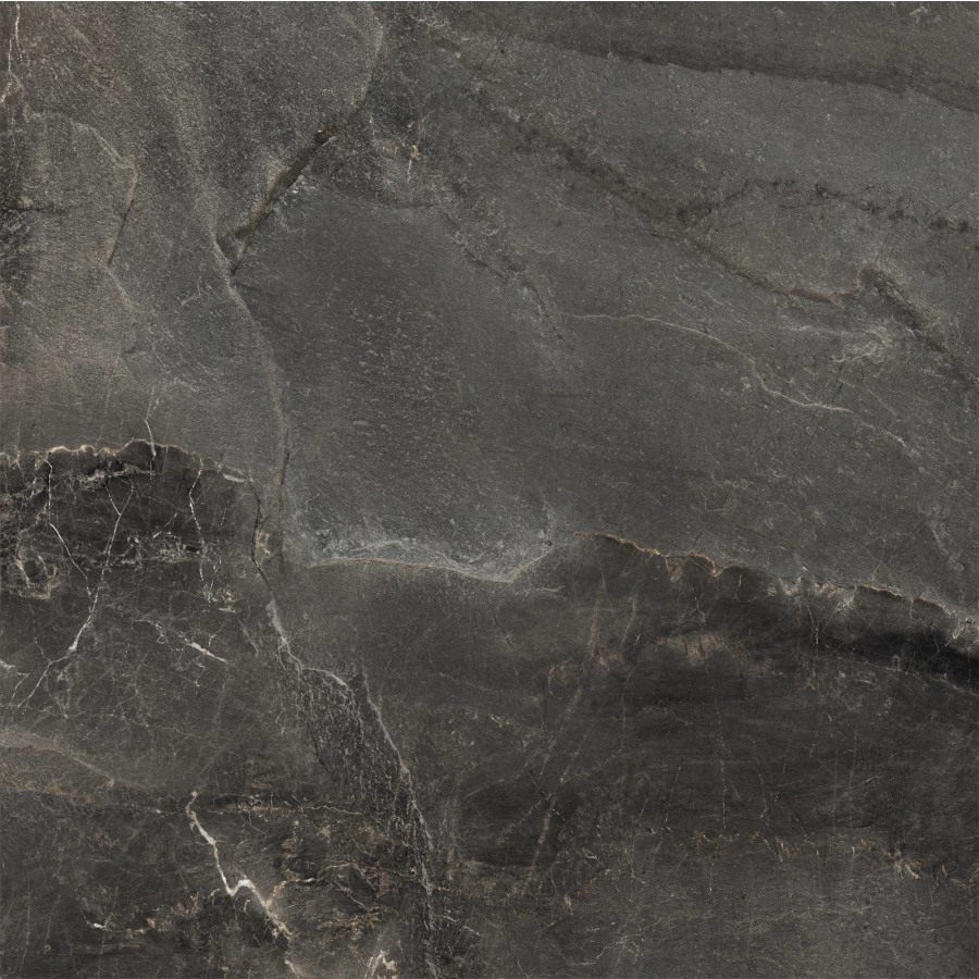 Керамогранит Delacora Инфинити темный / Infinity Dark матовый чёрный D60254M 60х60 см