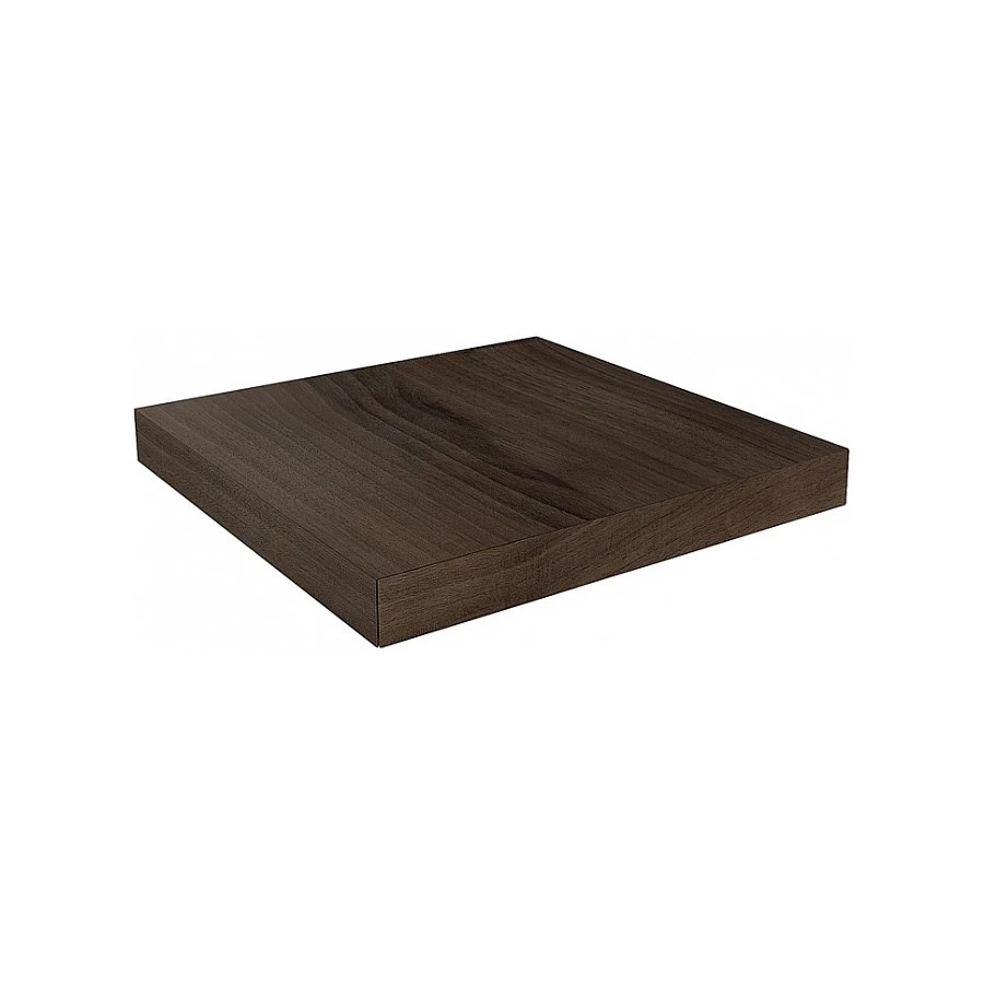 Ступень угловая клееная правая из керамогранита Kerama Marazzi Про Вуд матовая коричневая DL501720R/GCD 33x33 см