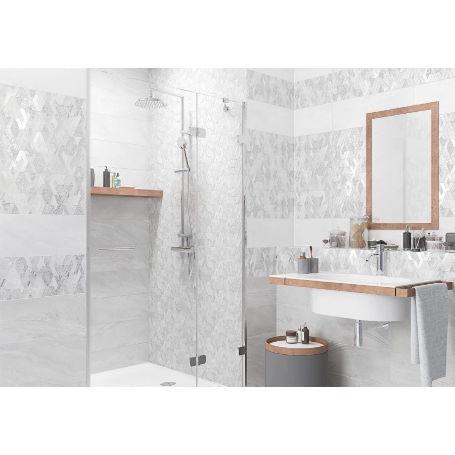 Бордюр ALMA Ceramica Alva Tori Vilona Universal 26 шт в коробке 0,75BWA61UNI707 60х3х0,75 см