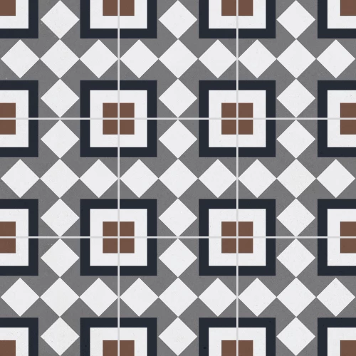 Керамогранит Staro Carpets Bristol Red Matt матовый многоцветный 60х60 см