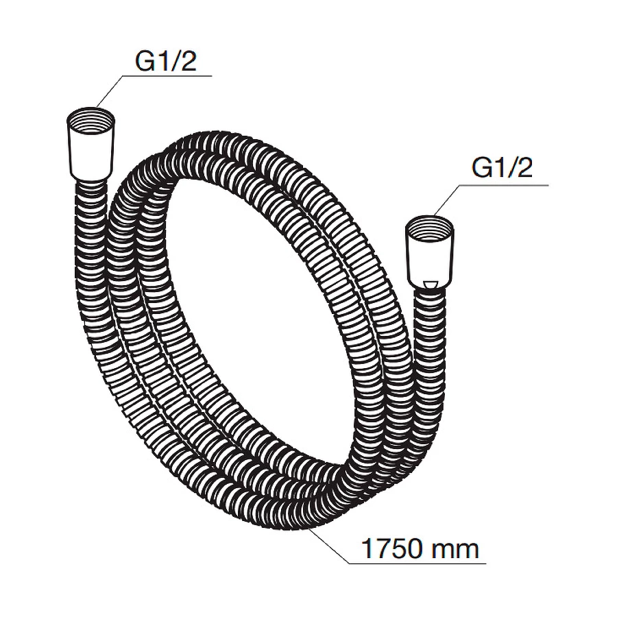 Душевой шланг Damixa 760400264