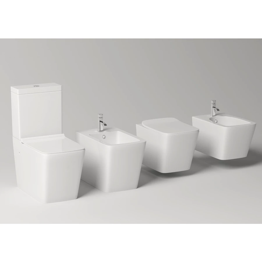 Унитаз с бачком Timo Soli напольный TK-301 66x36x84 см