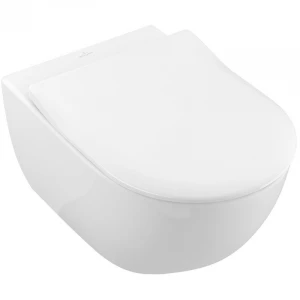 Унитаз подвесной Villeroy&Boch Subway 2.0 с сиденьем Soft Close 5614R201
