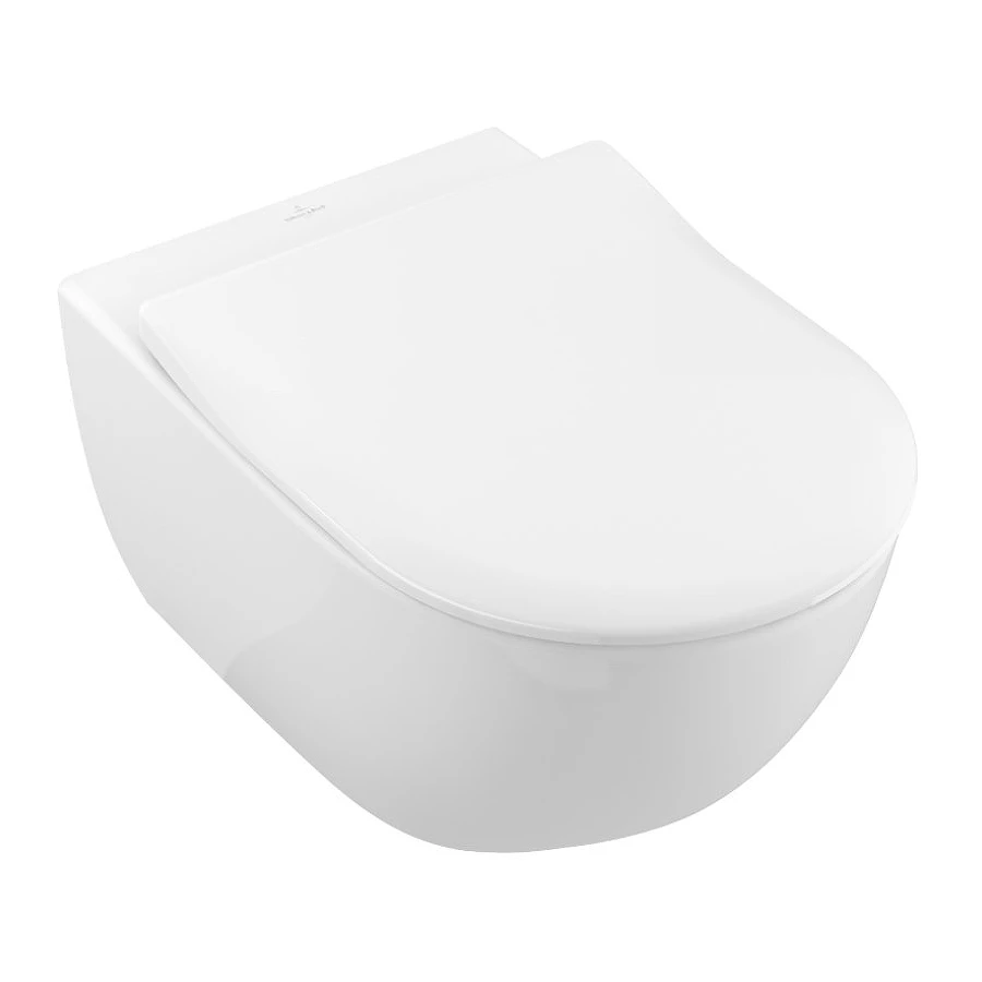 Унитаз подвесной Villeroy&Boch Subway 2.0 с сиденьем Soft Close 5614R201